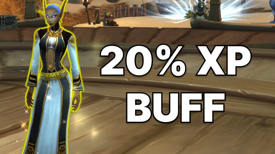 How the XP buff works in the WoW 20th Anniversary Event