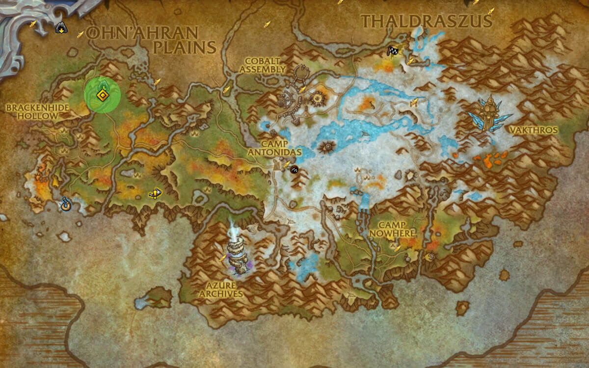 Temperamental Skyclaw map image