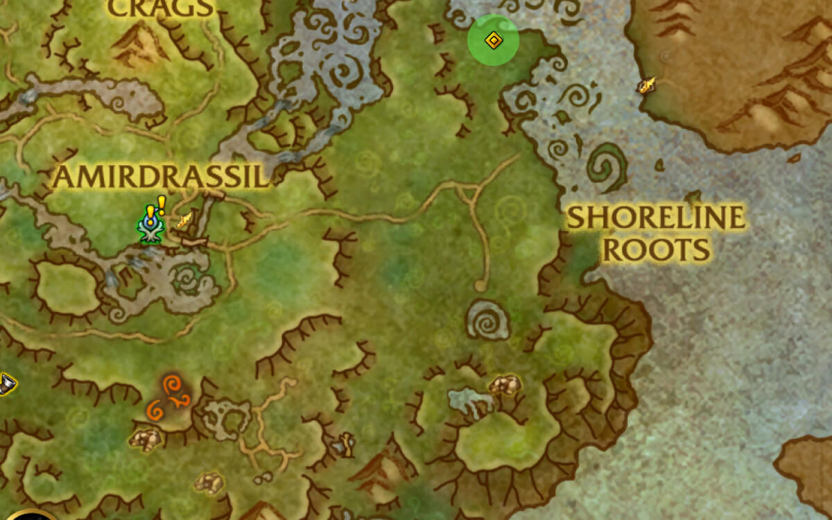 Ochre Dreamtalon map image