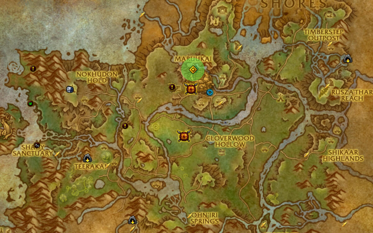 Divine Kiss of Ohn'ahra map image