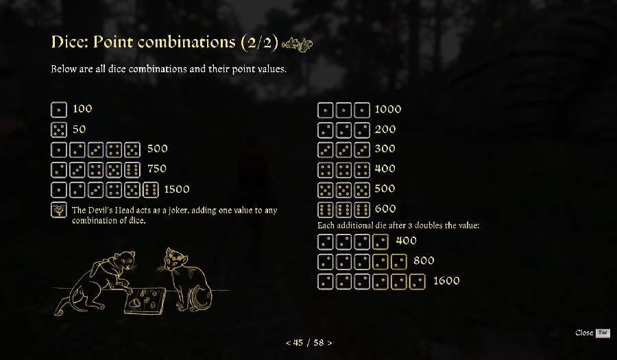 kcd2 dice points