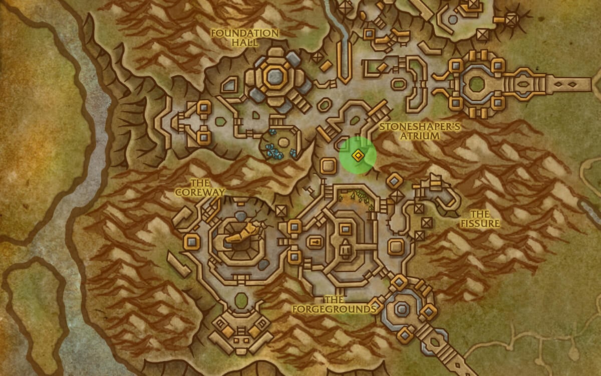 Season 2 Gear Upgrader NPC Location Map