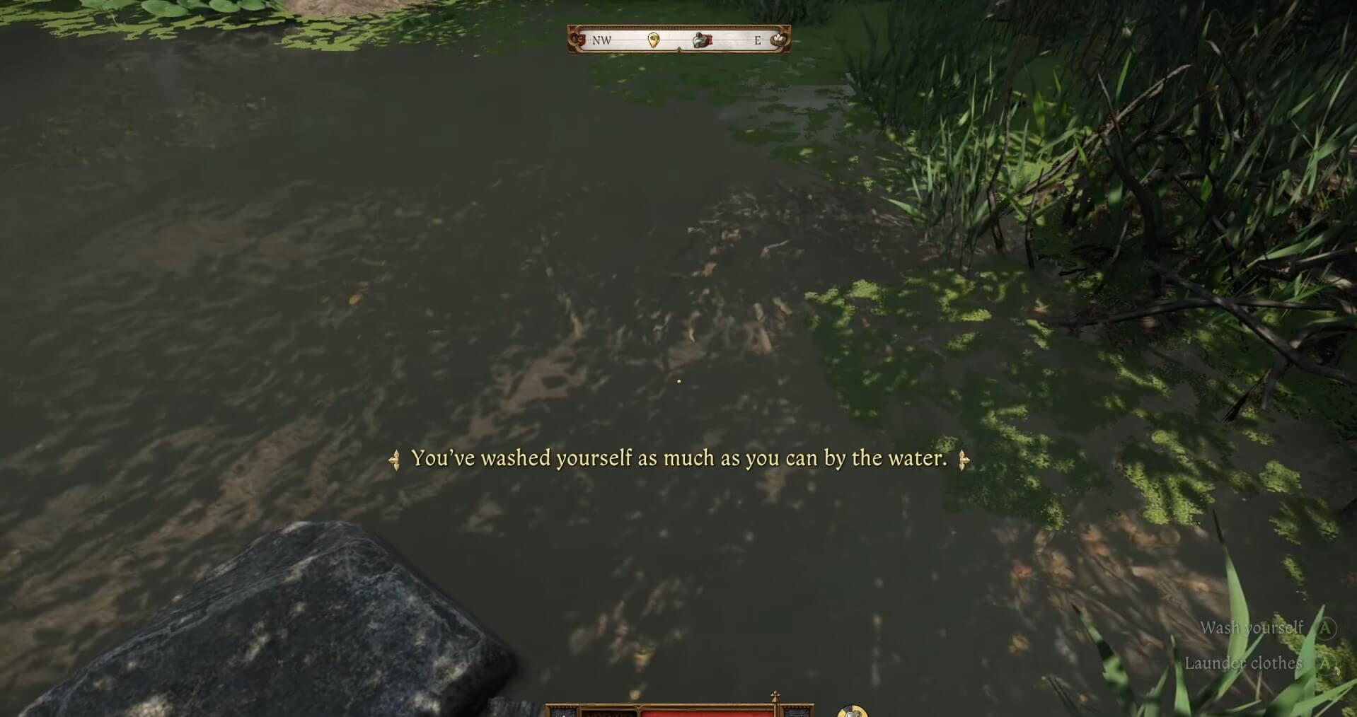 cleaning your clothes in Kingdom Come: Deliverance 2