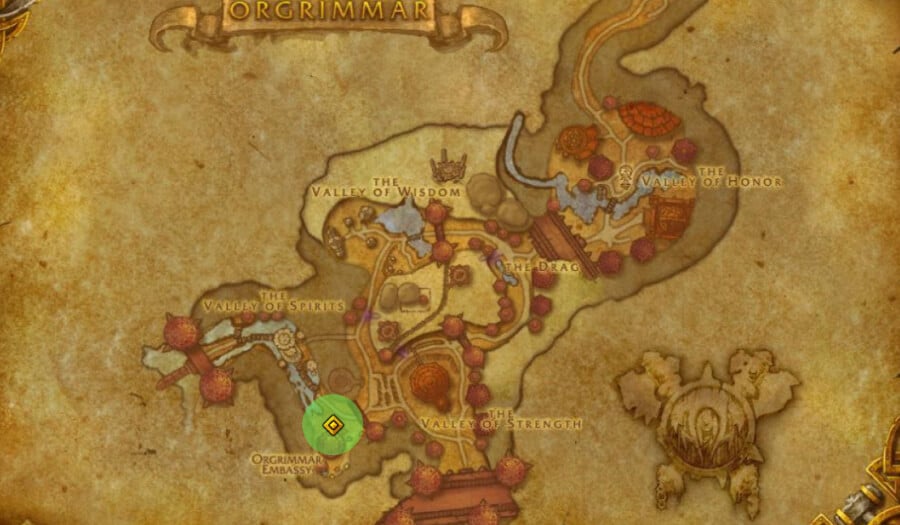 Goblin Trike Mount Vendor Map