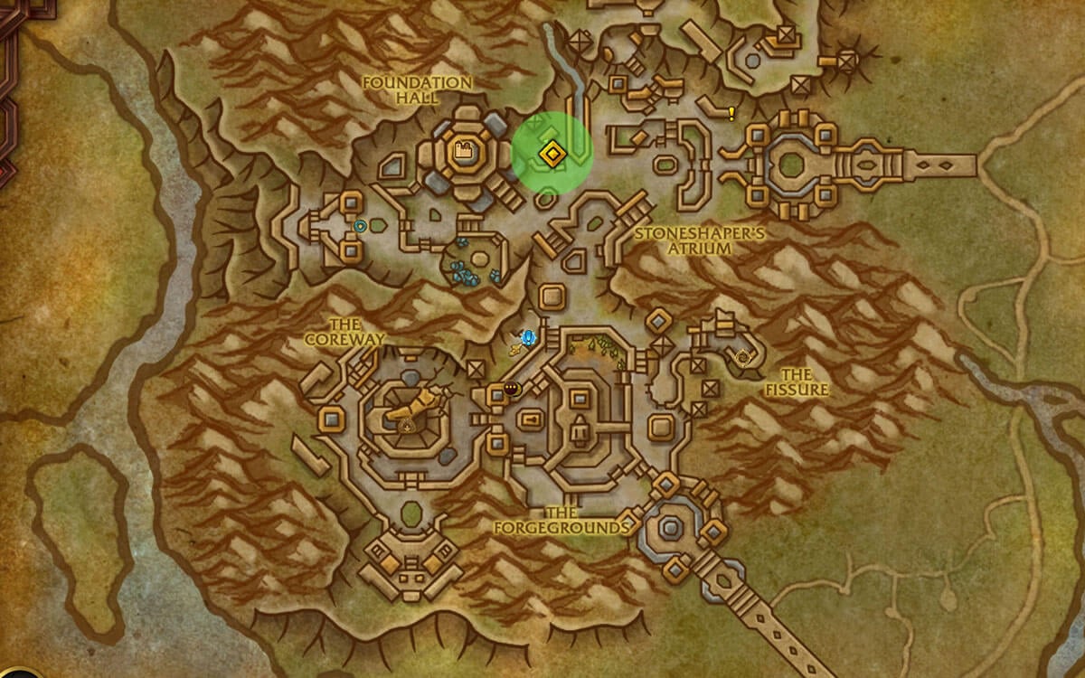 Dornogal Hammer location map