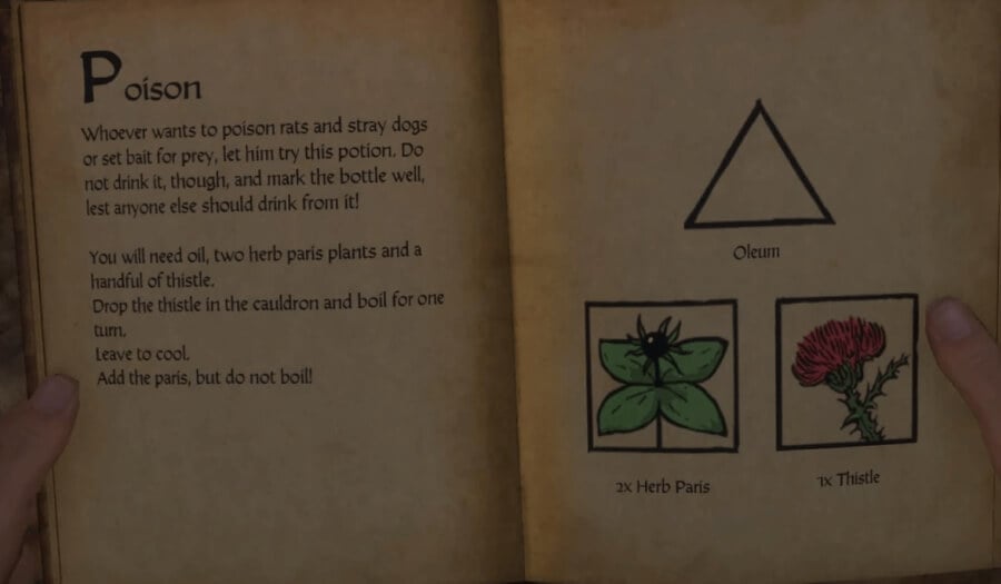 A book about poison in KCD2