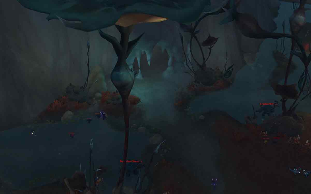 Image of the cave with Shadow Essence Rare