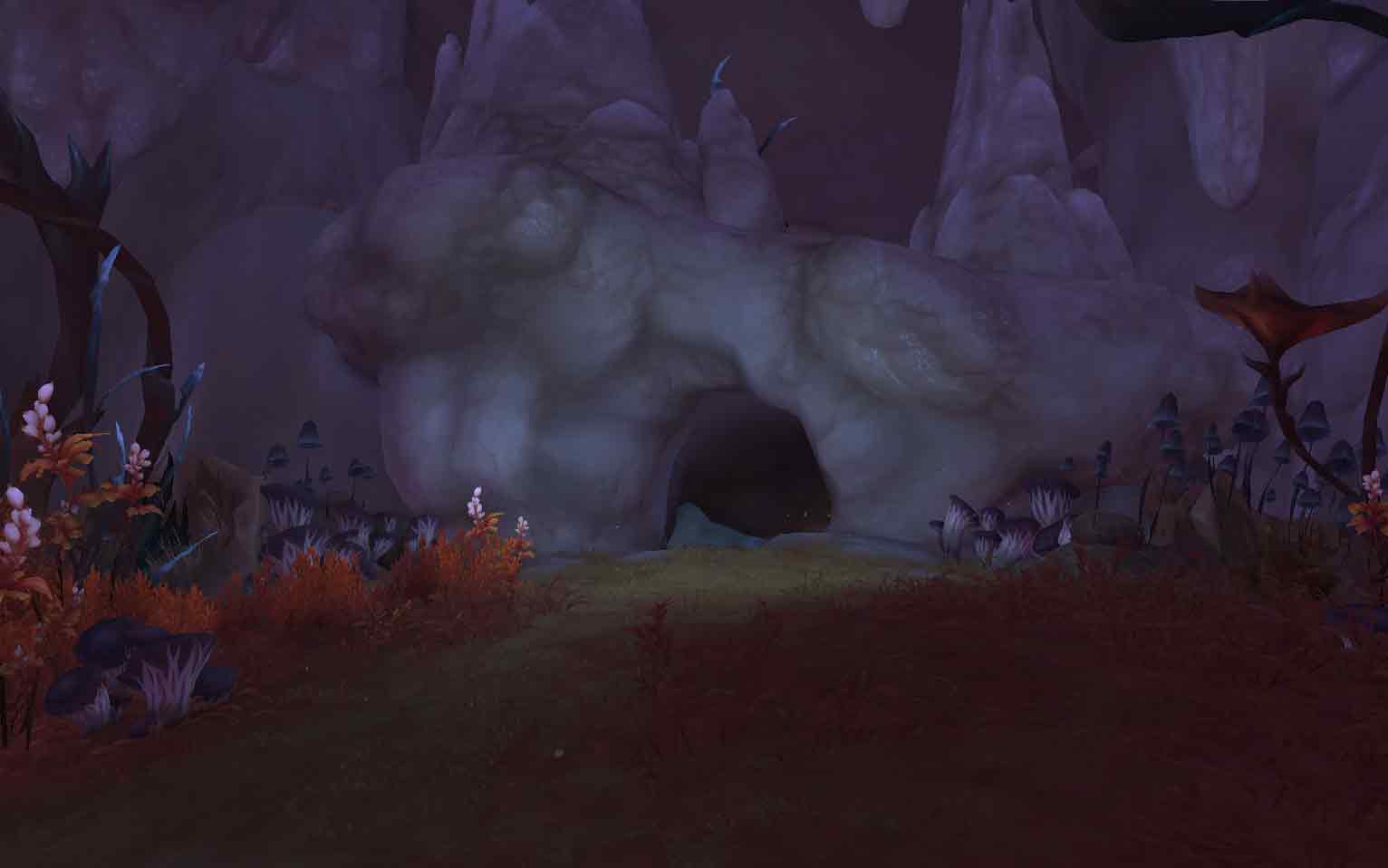 Mycomancer cave entrance