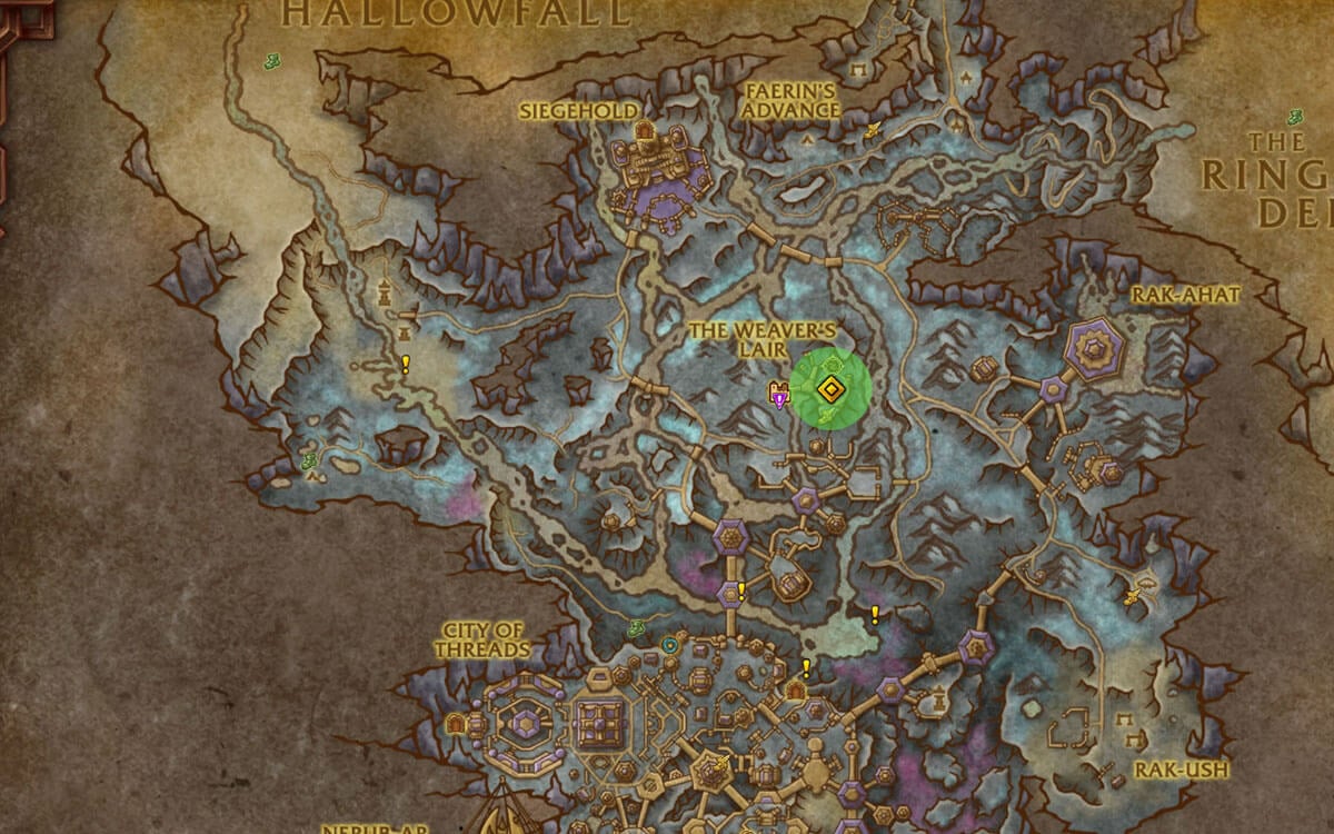 Void Shard location map