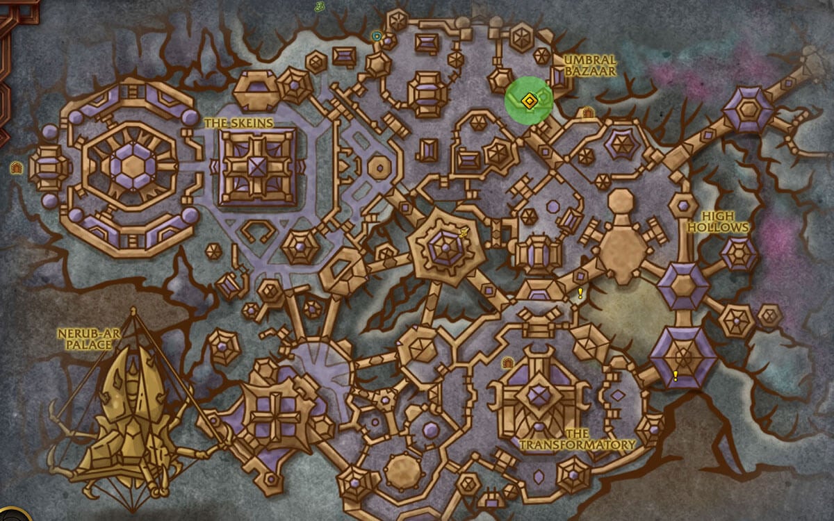 Book of Dark Magic location map