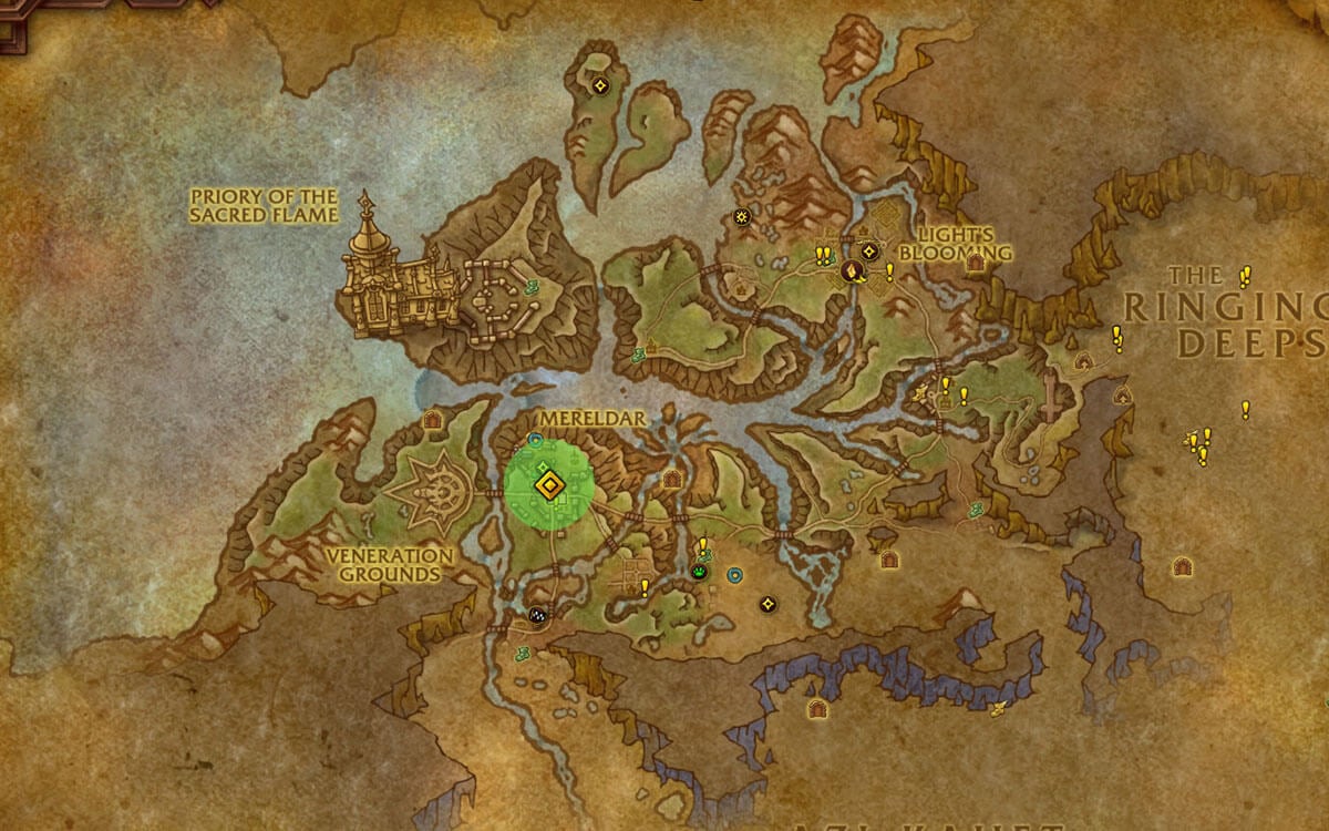 Arathi Craftsman's Spokeshave location map