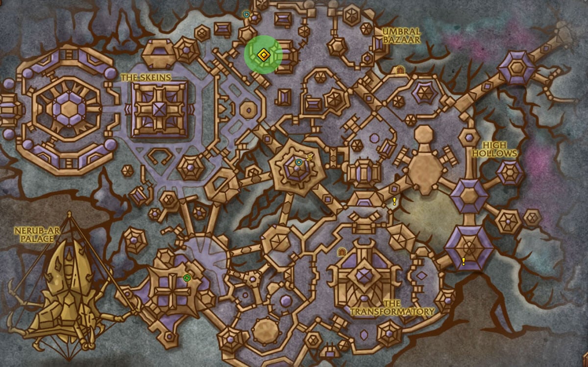 Heavy Spider Crusher location map