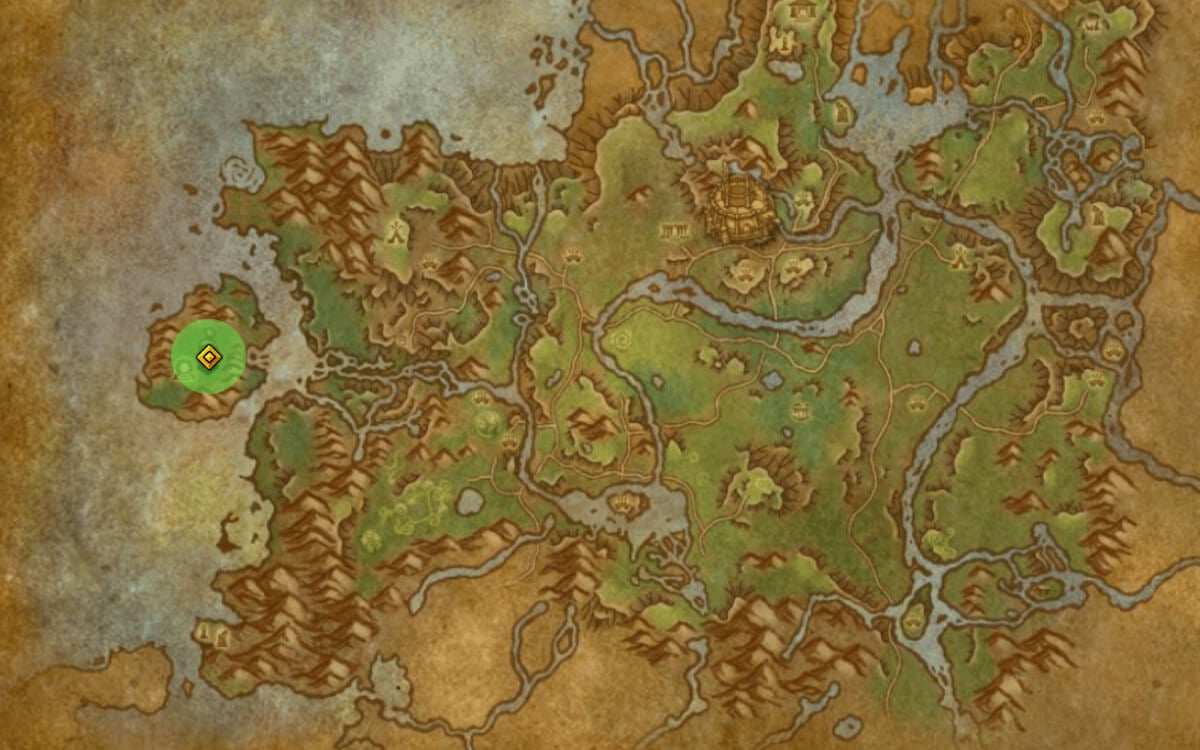 Merithra call of the dream map