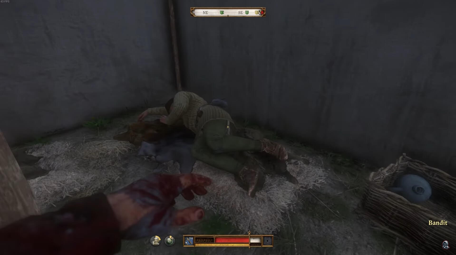 A dead body in KCD2 