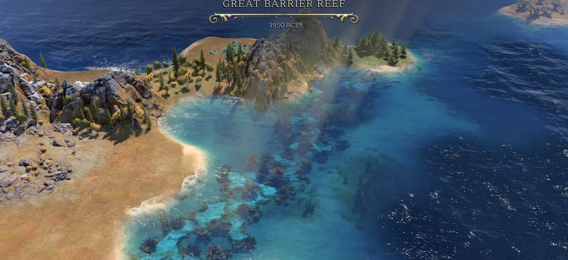 The Great Barrier Rift Natrural Wonder in Civilization 7