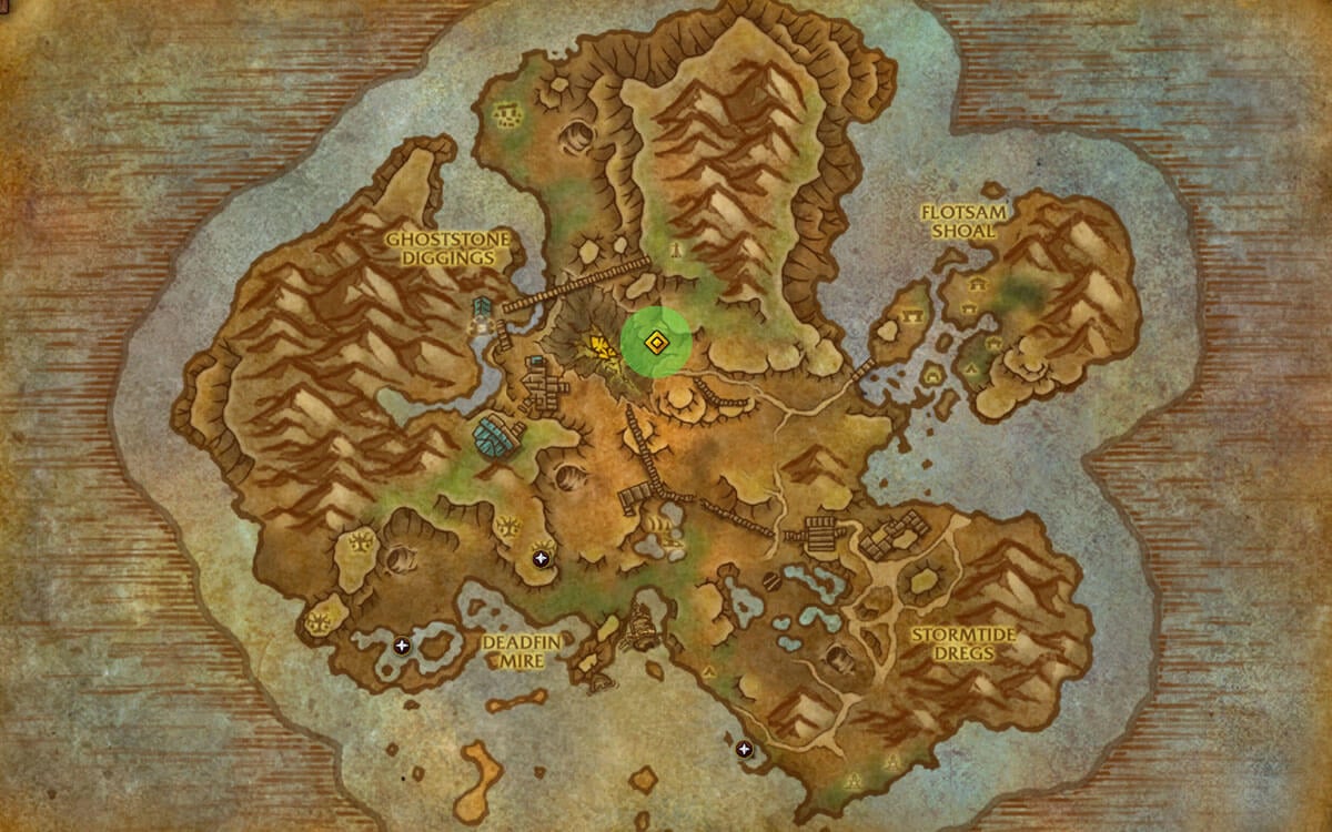 Turbulet Keystone Fragment three Location Map