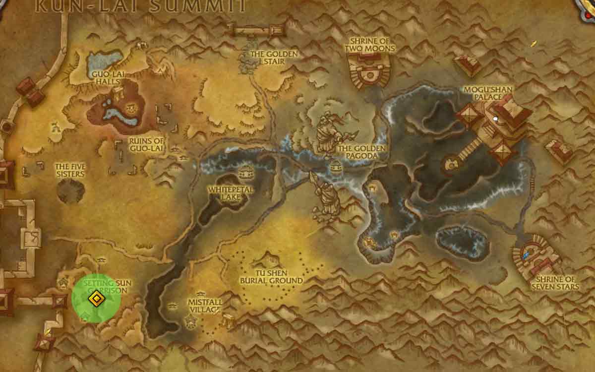 The Golden Lotus dailies Map Location