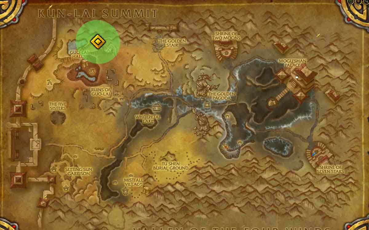 Vale of Eternal Blossom Grind Location
